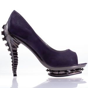 NEW Hades Ripley open toe platform pump